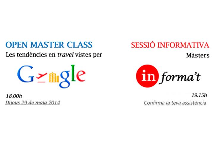 Open Class de Google i Sessió informativa Màsters CETT-UB